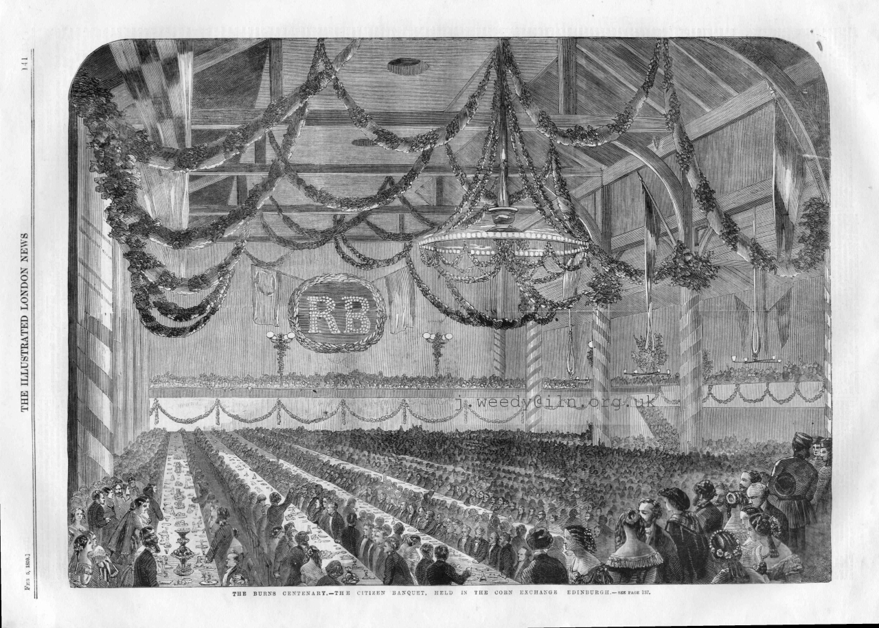 Burns corn exchange banquet